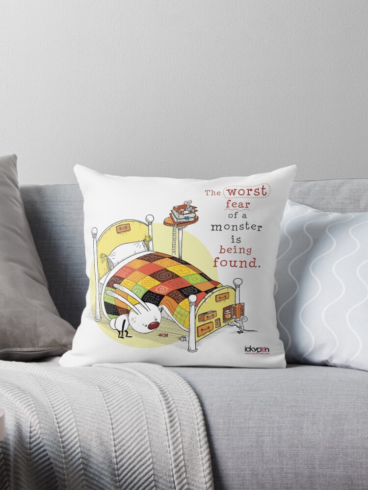 Item preview, Throw Pillow designed and sold by ickypen.