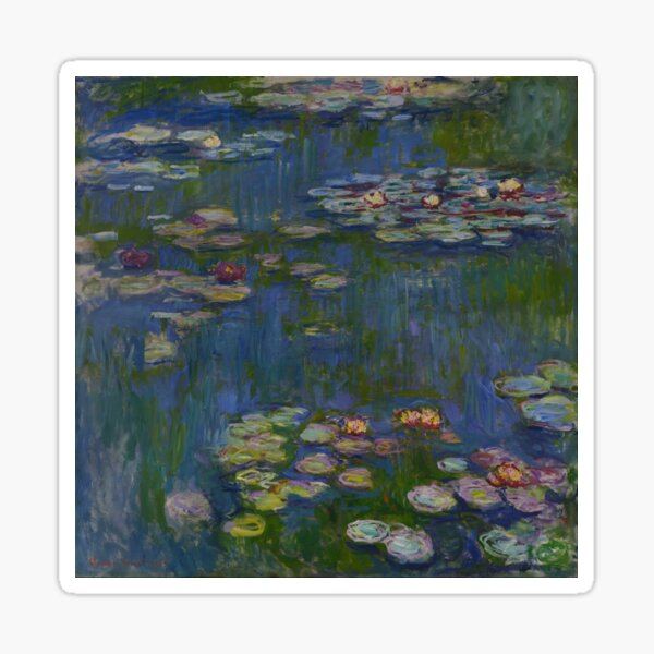 Vista previa del artículo con la obra «Claude Monet - Nenúfares 1916», diseñado y vendido por artcenter.