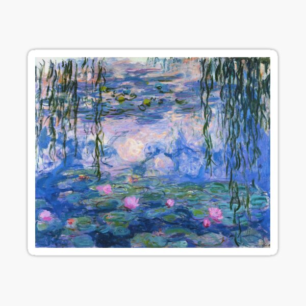 Vista previa del artículo con la obra «Claude Monet - Nenúfares 1919 1», diseñado y vendido por artcenter.