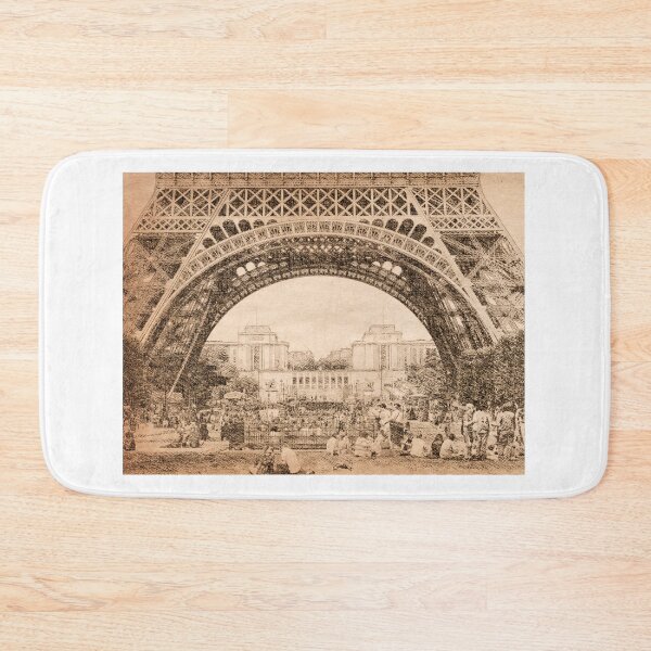 Item preview, Da Vinci Sketch Art Eiffel Tower - Vintage designed and sold by Rayyanz.
