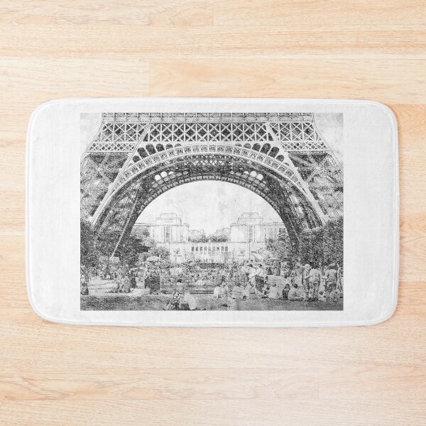 Item preview, Da Vinci Sketch Art Eiffel Tower - Grunge designed and sold by Rayyanz.