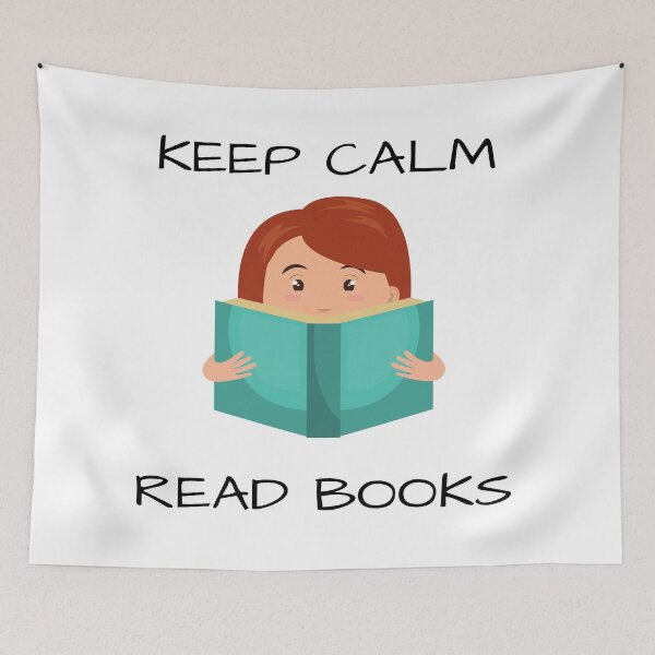 Item preview, Keep Calm And Read Book | Quote | Classic  designed and sold by Nilima Bano ⭐⭐⭐⭐.