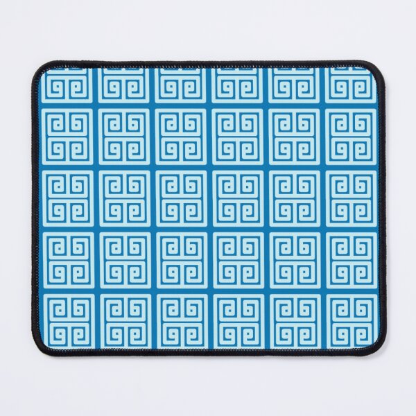 Item preview, Soft Blue Greek Key Pattern designed and sold by Tamas Das.
