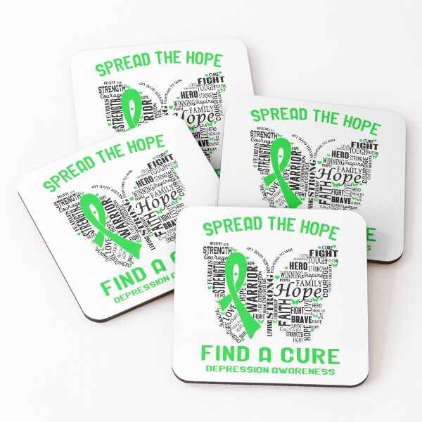 Item preview, Depression Awareness - Spread The Hope Find A Cure designed and sold by Hilten.