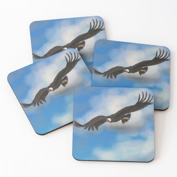 Item preview, Andean Condor (male) flying designed and sold by Julezdrawing.