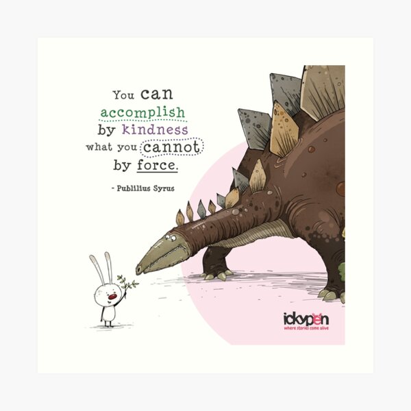 IckyPen - Force vs Kindness Art Print