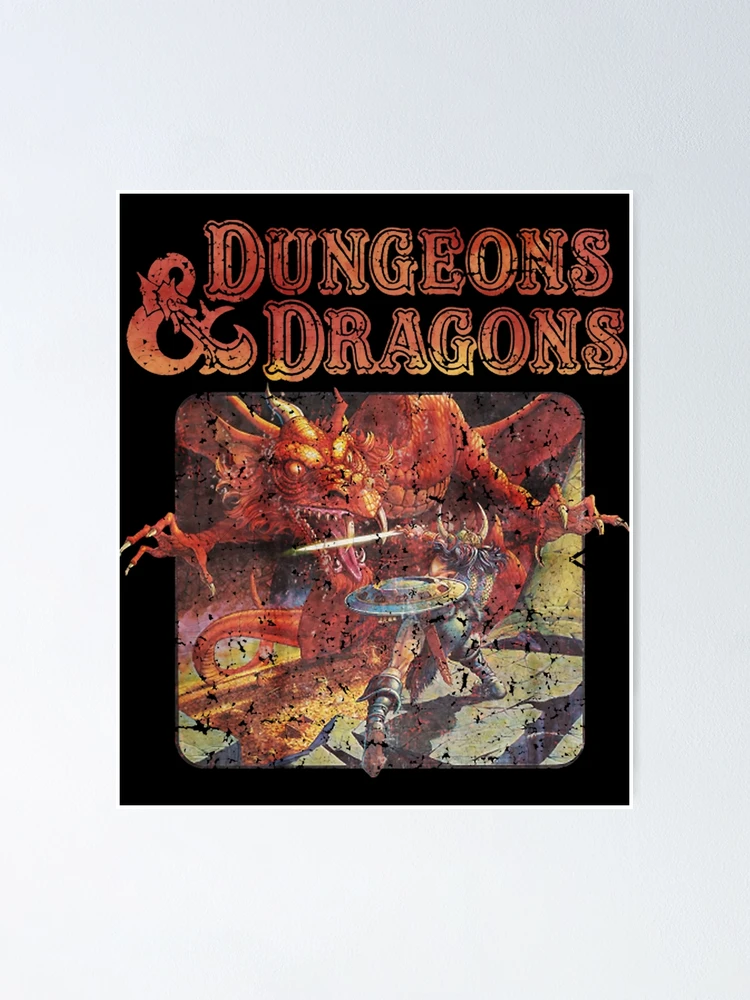 非売品 Dungeons & Dragons B1ポスター Vintage Dungeons and Dragons