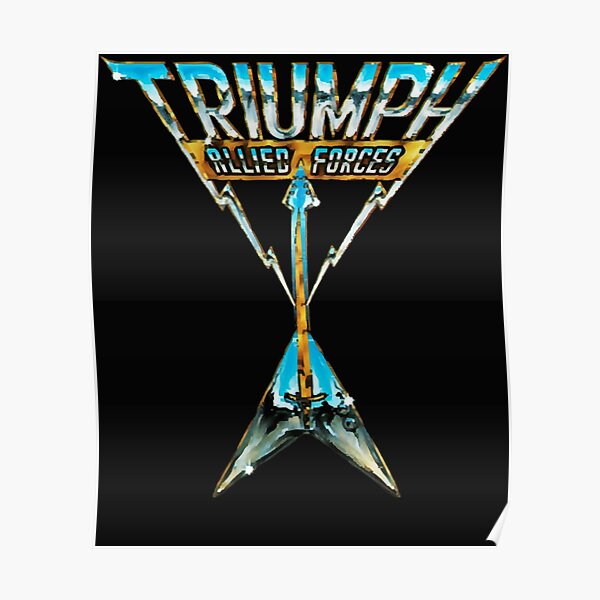 Triumph Band 20 Shirt Classic Poster By Zaydedant5 Redbubble