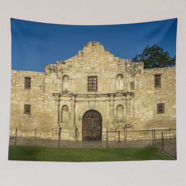 Item preview, Travel Sky Landscape Blue Wall Tapestry - EMPTY ALAMO - tapestries designed and sold by travel101.