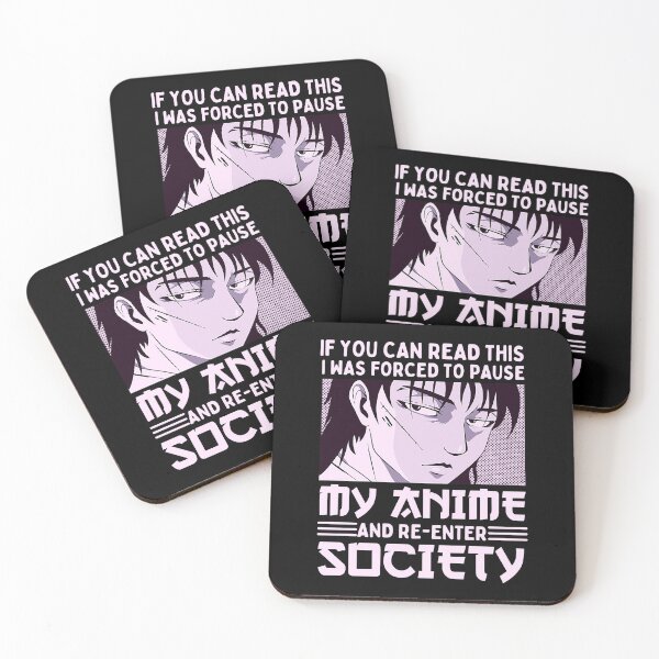 Item preview, If You Can Read This I Was Forced To Pause My Anime And Re-Enter Society designed and sold by patternprint1.