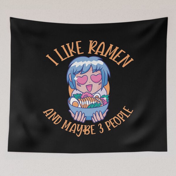 Item preview, I Like Ramen And Maybe 3 People designed and sold by patternprint1.