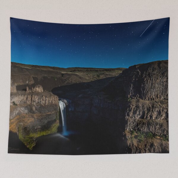 Item preview, Travel Waterfall -  Wall Art Tapestry - Landscape Blue - Palouse Falls - Washington USA designed and sold by travel101.