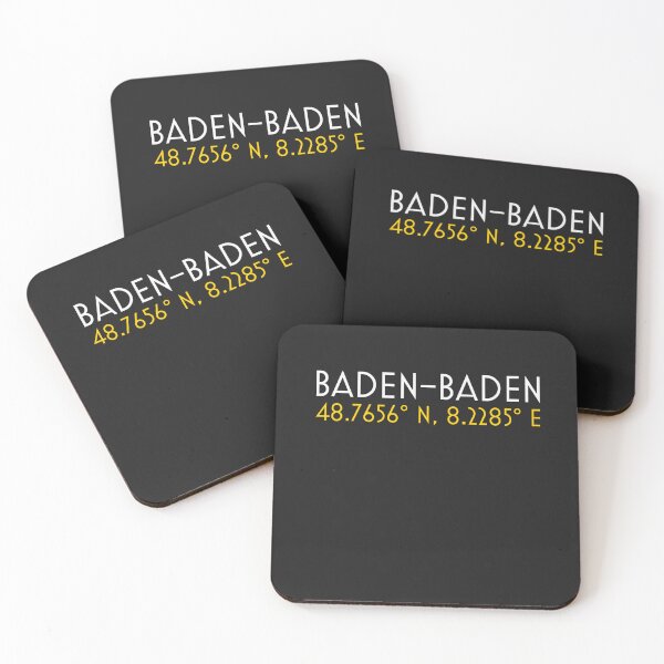 Item preview, Baden baden coordinates Sticker designed and sold by troyjamess.