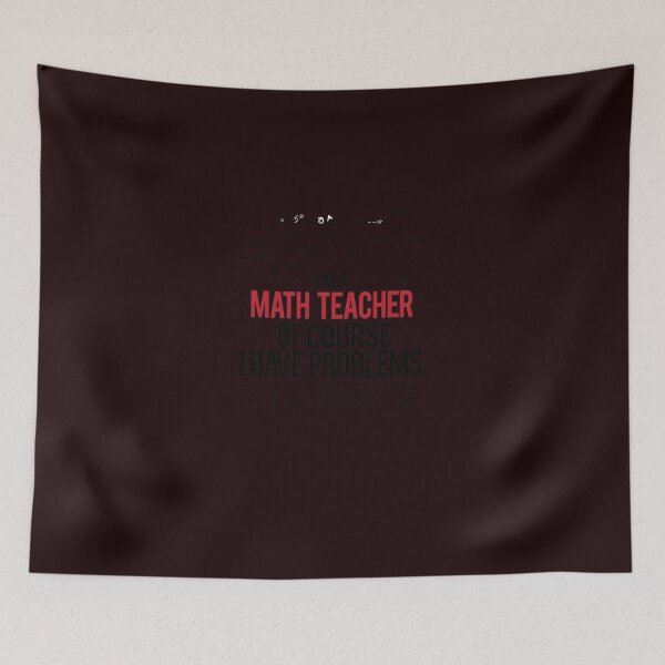 Item preview, Math Teacher With Problems Classic T-Shirt designed and sold by DennisLehnort.