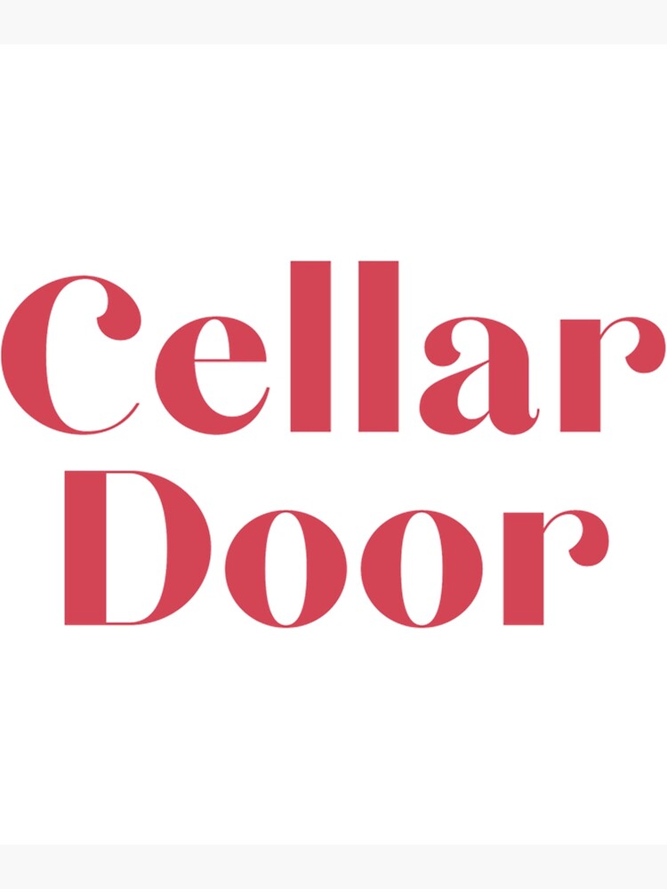 "Cellar Door Donnie Darko " Poster for Sale by CtrlT Redbubble