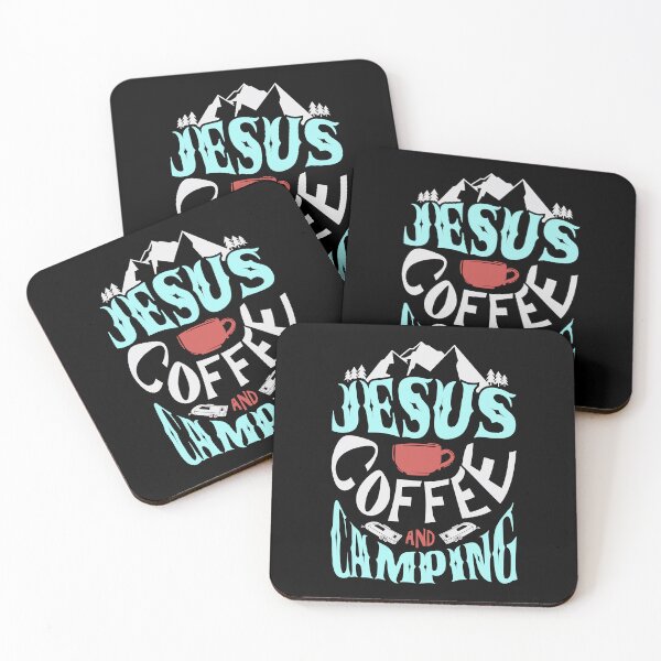 Item preview, Jesus coffee and camping - Camper designed and sold by vincentalan.