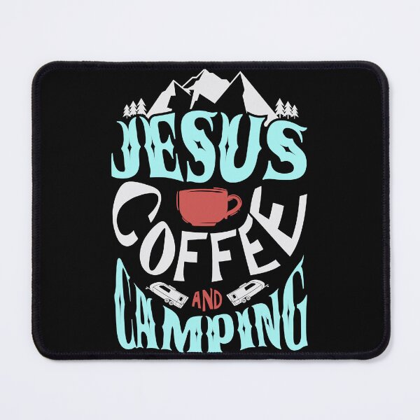 Item preview, Jesus coffee and camping - Camper designed and sold by vincentalan.