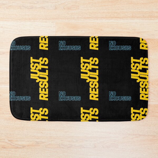 Item preview, No Excuses Just Results designed and sold by lineartdesigns.