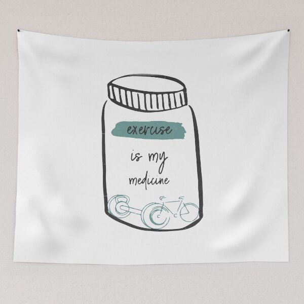Item preview, Exercise is My Medicine designed and sold by FindingGossip.
