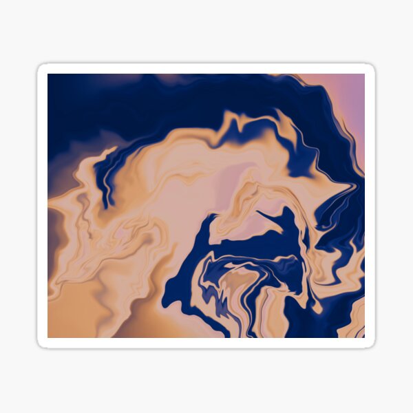 "Abstract Art, Modern Art" Sticker by Narcoonah Redbubble