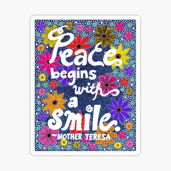 Download Mother Teresa Quotes Stickers | Redbubble