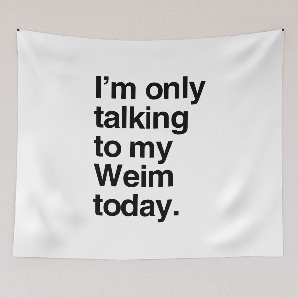 Item preview, I'm Only Talking To My Weimaraner designed and sold by More Cute Dogs.