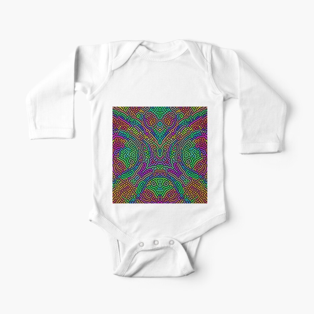 Freaky Stencil Baby One-Piece