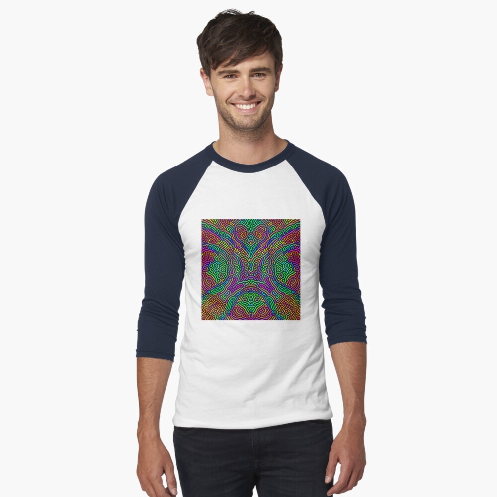 Item preview, Baseball ¾ Sleeve T-Shirt designed and sold by blackhalt.