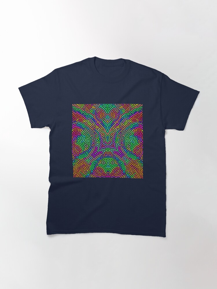 Thumbnail 3 of 7, Classic T-Shirt, Freaky Stencil designed and sold by blackhalt.