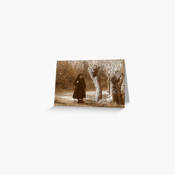End of the road Greeting Card