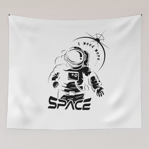 Item preview, Outer Space Galaxy, I Need Space Funny Quote designed and sold by podekom.