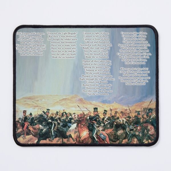 Item preview, ;The Charge of the Light Brigade. Poem. Alfred, Lord Tennyson. designed and sold by marytjacques.