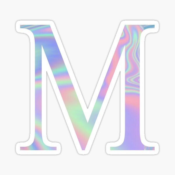 Mu M Holographic Greek Sorority Sticker