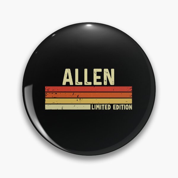 Artikelvorschau, Allen Vorname Vintages Retro personalisiertes Geschenk entworfen und verkauft von PartricLaporte.