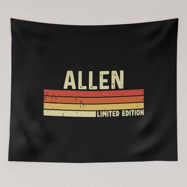 Artikelvorschau, Allen Vorname Vintages Retro personalisiertes Geschenk entworfen und verkauft von PartricLaporte.