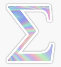 Sigma Holographic Greek Sorority Sticker