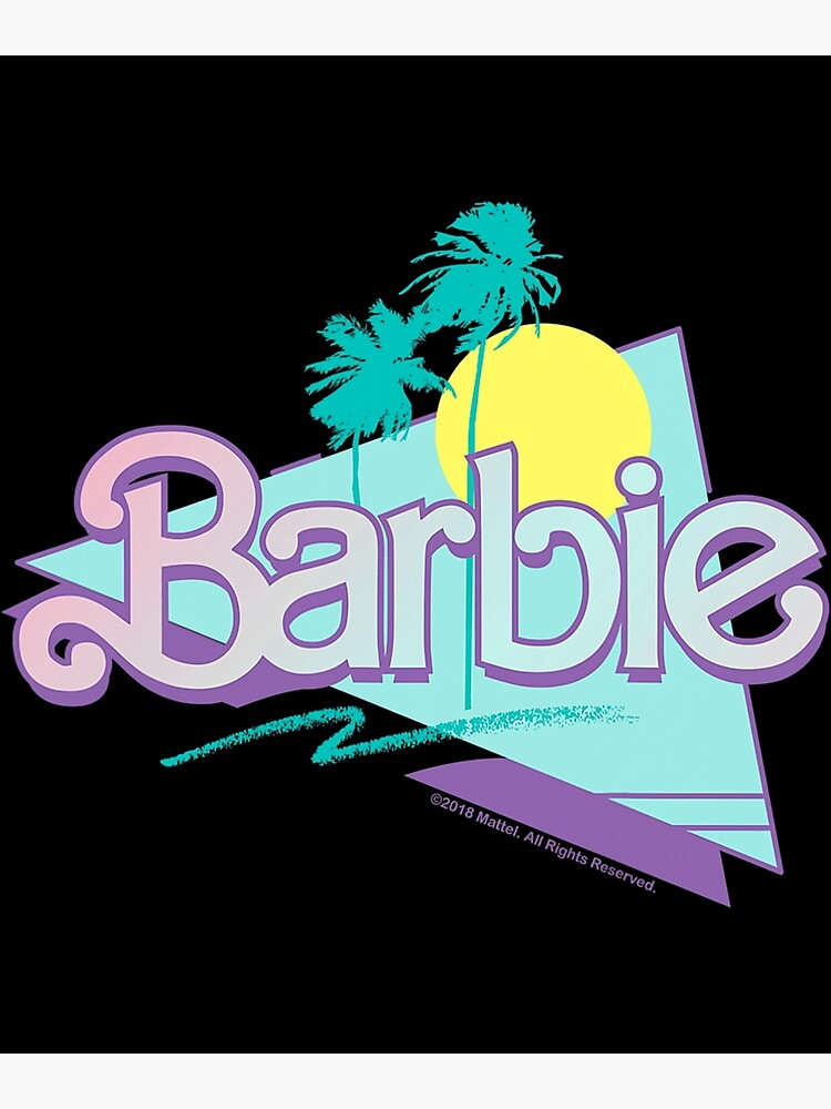 "barbie 90s barbie logo " Poster for Sale by PartricLaporte | Redbubble