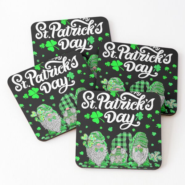 Item preview, Happy St Patrick's Day Three Gnomes Shamrock designed and sold by jeniatallie961.