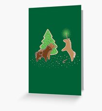 Gingerbread Unicorn Greeting Card