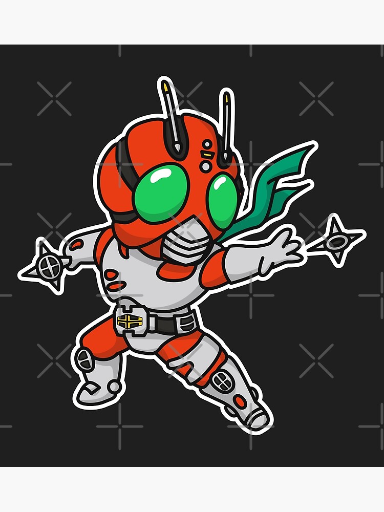 Kamen Rider ZX Chibi Style Kawaii