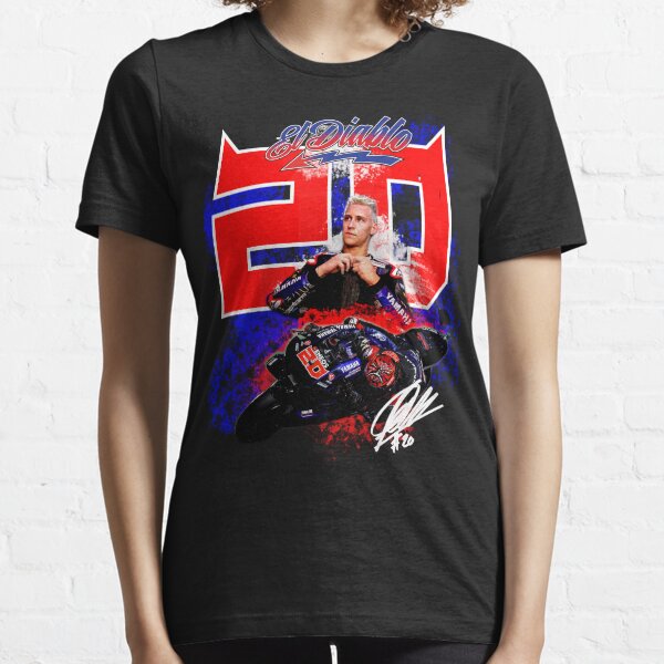 Fabio Quartararo New 2022 Moto Moto GP #20 2021 MotoGP El Diablo Regalo Camiseta esencial