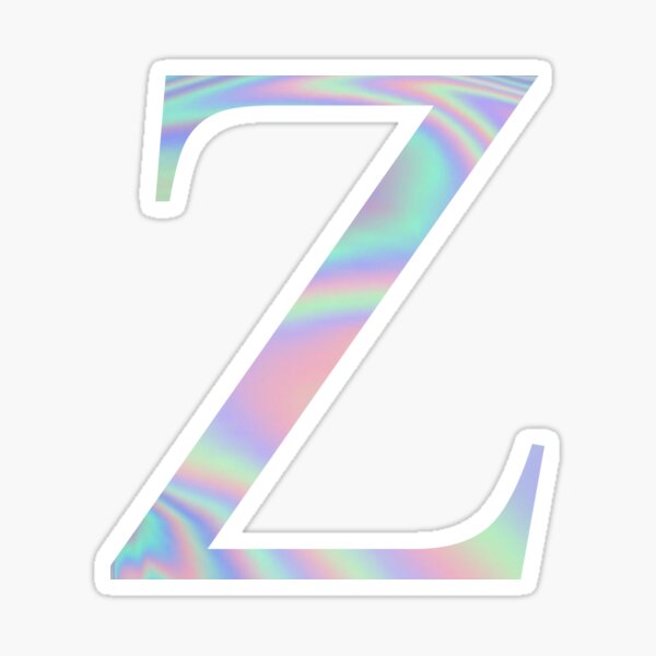 Zeta Z Holographic Greek Sorority Sticker