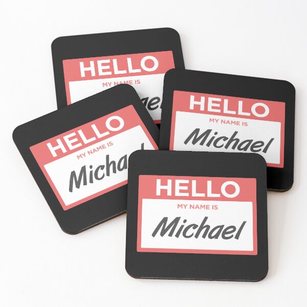 Item preview, Michael  Funny Name Tag designed and sold by PartricLaporte.