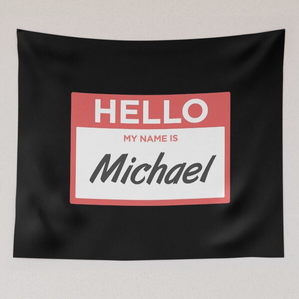 Item preview, Michael  Funny Name Tag designed and sold by PartricLaporte.