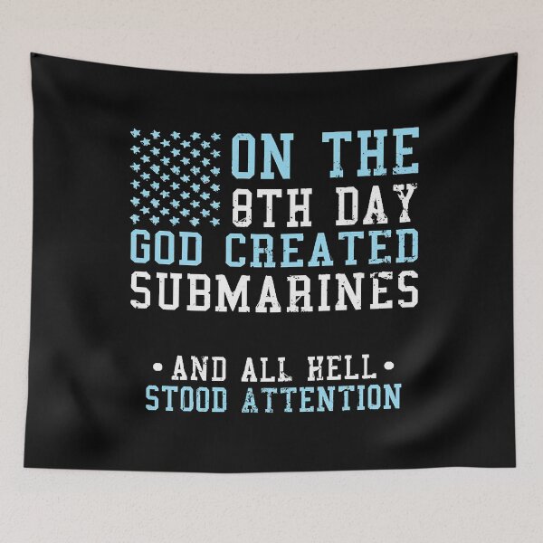 Item preview, Submarine Shirt  4th of July God Created Submarines designed and sold by PartricLaporte.