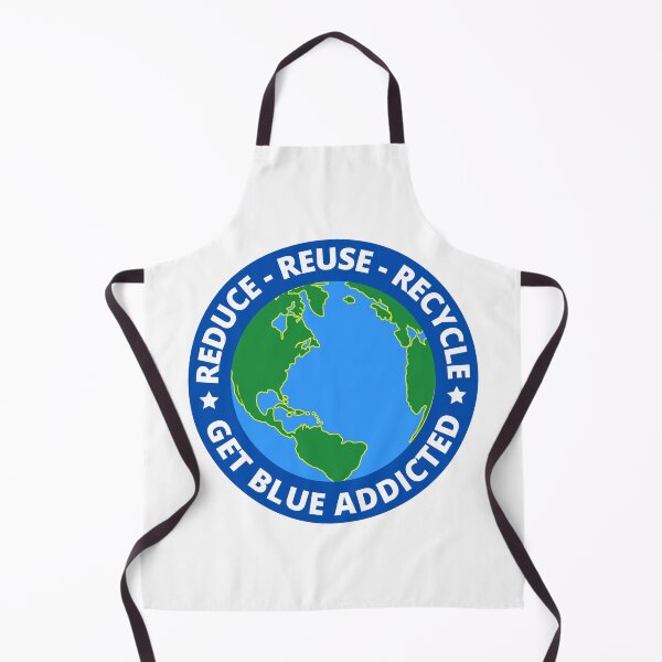 Item preview, Reduce Reuse Recycle Get Blue Addicted Stop Global Warming designed and sold by RGRamsey.