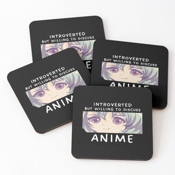 Item preview, Introverted But Willing To Discuss Anime designed and sold by patternprint1.