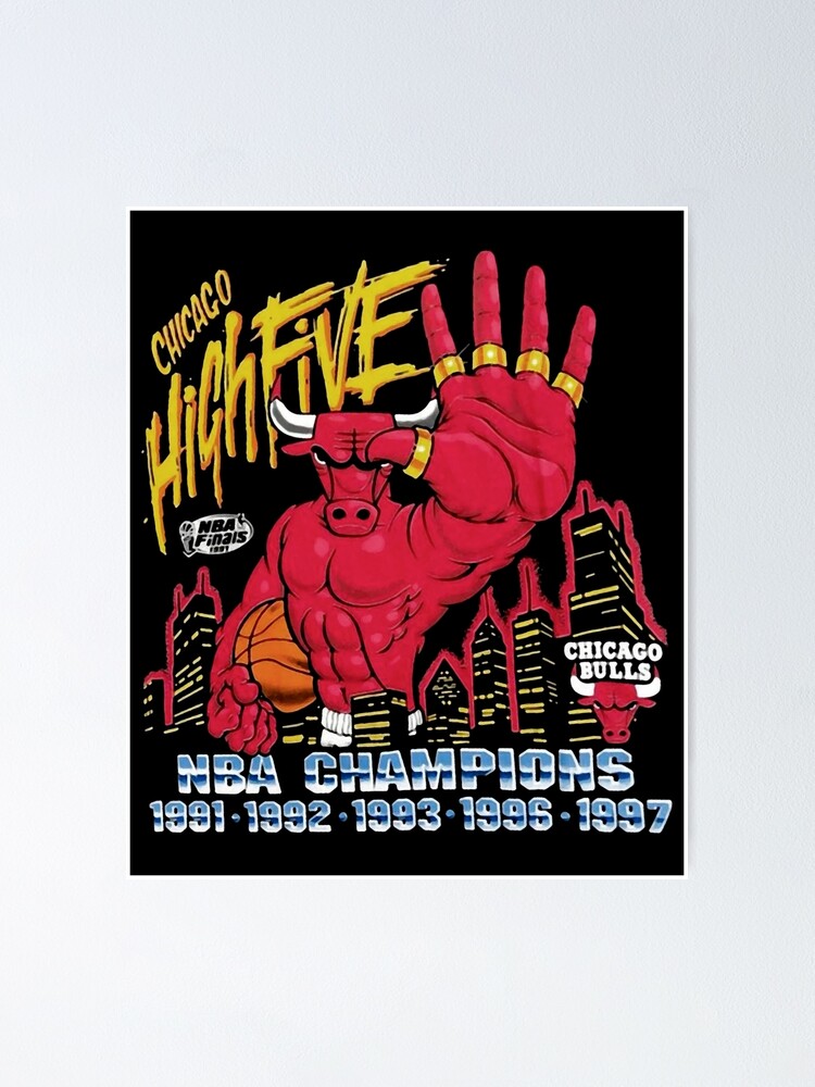 Vintage 1992 Distressed Chicago Bulls Back 2 Back! NBA Champions T-Shirt