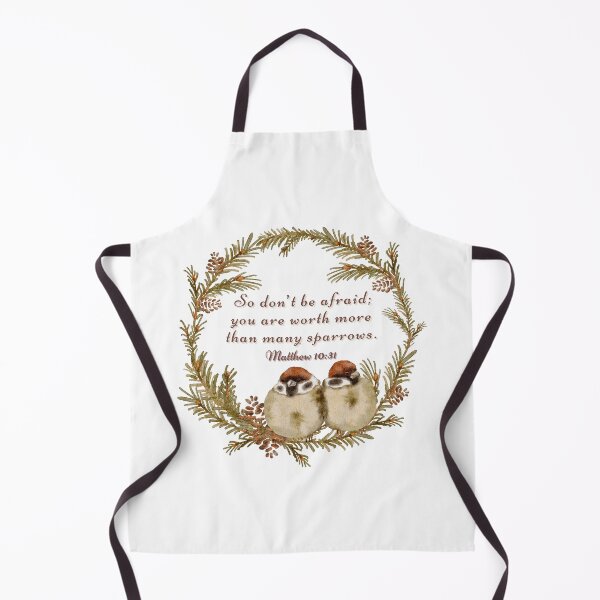 Item preview, Matthew 10:31 -  So don’t be afraid; you are worth more than many sparrows. designed and sold by FlutterByH.