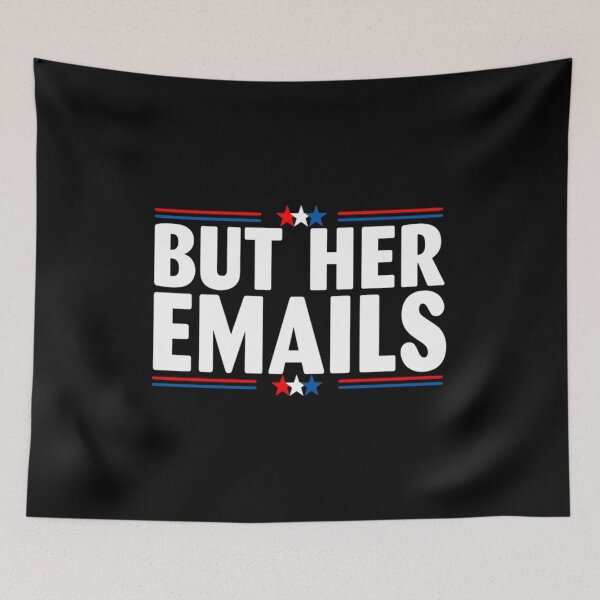 Item preview, But Her Emails US Flag designed and sold by Domnintaras.